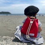 【定番】すくすくベビーリュック クーシュドゥベベ レッド はじめてのリュック 出産お祝い 一升餅　１歳