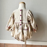 puffed sleeves romper／mOmen-t・swag