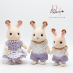 mutuking0619様オーダー専用　シルバニアファミリー　シルバニア　服　ドレス　ファミリーセット