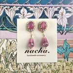 Miss moon pink pierce / earring