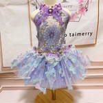 犬猫うさちゃん服　ぼかし花柄レースワンピース♡ハロウィン