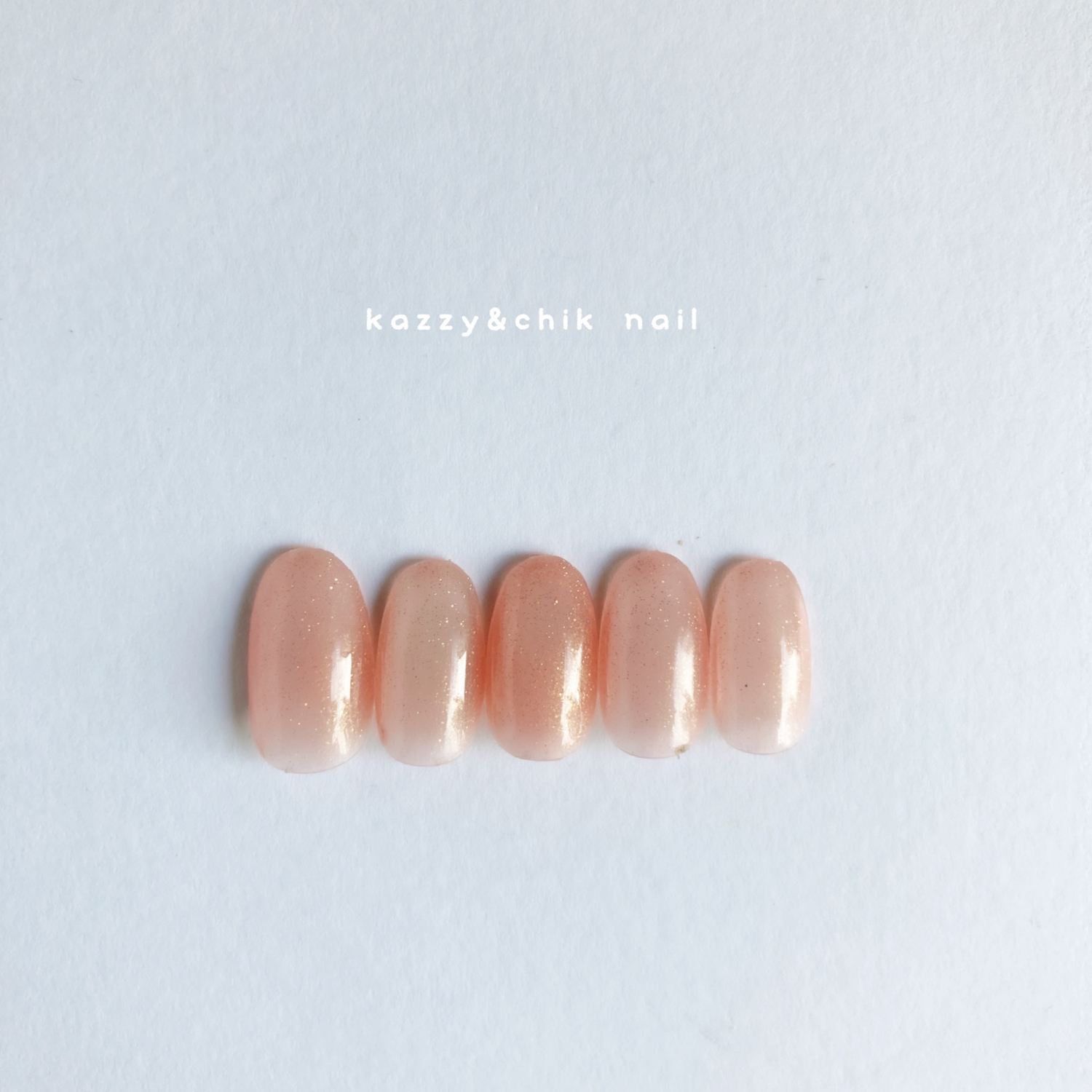 ネイルチップ オーダーメイド 〜ラメ No.23〜 - kazzy&chik nail