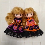 ミキちゃんマキちゃん　服　ワンピースセット（ハロウィン１）
