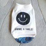 犬服！Msize！ニコちゃん！デニム重ね着