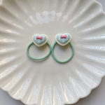 babyちゃん ハートリボン ヘアゴム