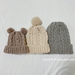 送料無料＊お揃い手編みのニット帽