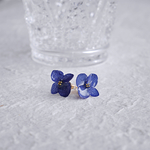 深海ハイドランジア (紫陽花)　ピアス／イヤリング