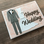 【結婚祝いカード】Happy Wedding