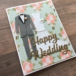 【結婚祝いカード】Happy Wedding