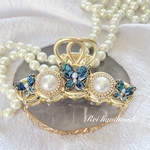 モルフォ蝶のバンスクリップ（送料無料）