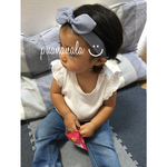 ライトブルーデニム柄❁Babyヘアバンド