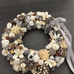 <ご売約済>送料無料☆　Autumn Nuts Wreath 30