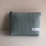 ヌビポーチ　くすみmintカラー