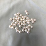 あこや真珠　8mm　貫通珠　ピンク系　５珠セット