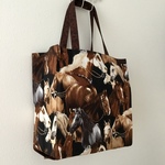 馬エコバッグ、馬達タイト・アンド・タイディ・トートバッグ; Horse Art Tight ‘n’ Tidy Tote Bag; eco bag; エコバッグ、馬トートバッグ