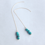 さざれturquoise❤︎アメリカンピアス