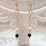 morionピアス♡