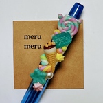 アイスとお菓子盛りのシャープペンシル