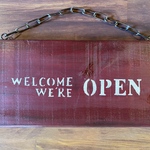 OPEN & CLOSED看板