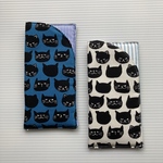 猫🐈‍⬛のメガネケース  （ブルー、ホワイト）各