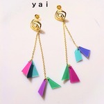♢♦︎ｙａｉ♦︎♢再販・o08017025172様リクエスト分ゆらりんピアス✴︎