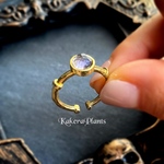 〖再販〗〘6mm〙アポローンの瞳 Gemstone Ring "Iolite"