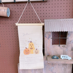 刺繍タペストリー小【ハロウィン雑貨】同梱の場合送料無料♡カボチャ柄♪halloween