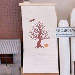 ラスト！刺繍タペストリー大【ハロウィン雑貨】同梱の場合送料無料♡トリックアトリート