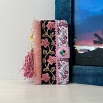 《受注製作》  Pink×Black Flower iPhoneケース/スマホケース❁♡ほぼ 全機種対応　