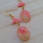 【送料無料】SAKURA 4 （桜貝のピアス）