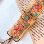 ショルダーストラップ　インド刺繍リボン