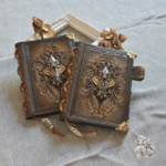 魔導書 風 メモ帳カバー (大サイズ)/ 古 の竜魔書 🌟Magic Book Style Notepad Cover (Large Size) /Ancient Dragon Magic Book