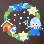 冬の壁面飾り★雪の妖精さん