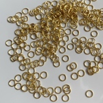 【250個】4mm ステンレス製　丸カン　gold
