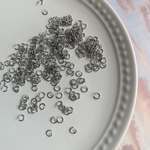 【18g】約480個　5mm ステンレス製　丸カン　silver