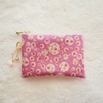 ｅさまお取り置きのお品もの　訳あり★One side all skeleton mini pouch　リバティ　ニーナアンドジョアンナ　3L　◆ホビーラホビーレ限定　11×7.5cm 