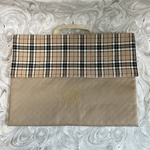 イニシャル刺繍入り　防災頭巾カバー☆背もたれタイプ