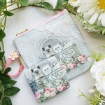 【専用】コンパクト♡ポーチ＆コンパクト♡ミラー　アッシュデザイン❋リバティ