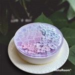 Gâteau à la gelée d'hortensia《紫陽花のゼリーケーキ》