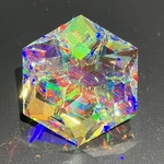 ※訳アリ特価【導きの聖石 アルクトゥルス】　宝石型カットオブジェ(2208E)　（6画 Lサイズ）