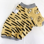 翌日発送★首38胴54着丈30トラ柄Tシャツ黄色中型犬小型犬フレンチブルドッグパグフレブル服パグ服フレンチブルドッグ服