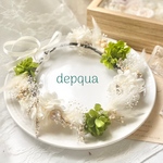 ♡new♡ 花かんむり　~botanical green~ ベビー　キッズ　花冠
