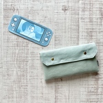 switch lite ポーチ　ターコイズ