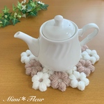 ＊モリーの花＊ぷっくりポットマット