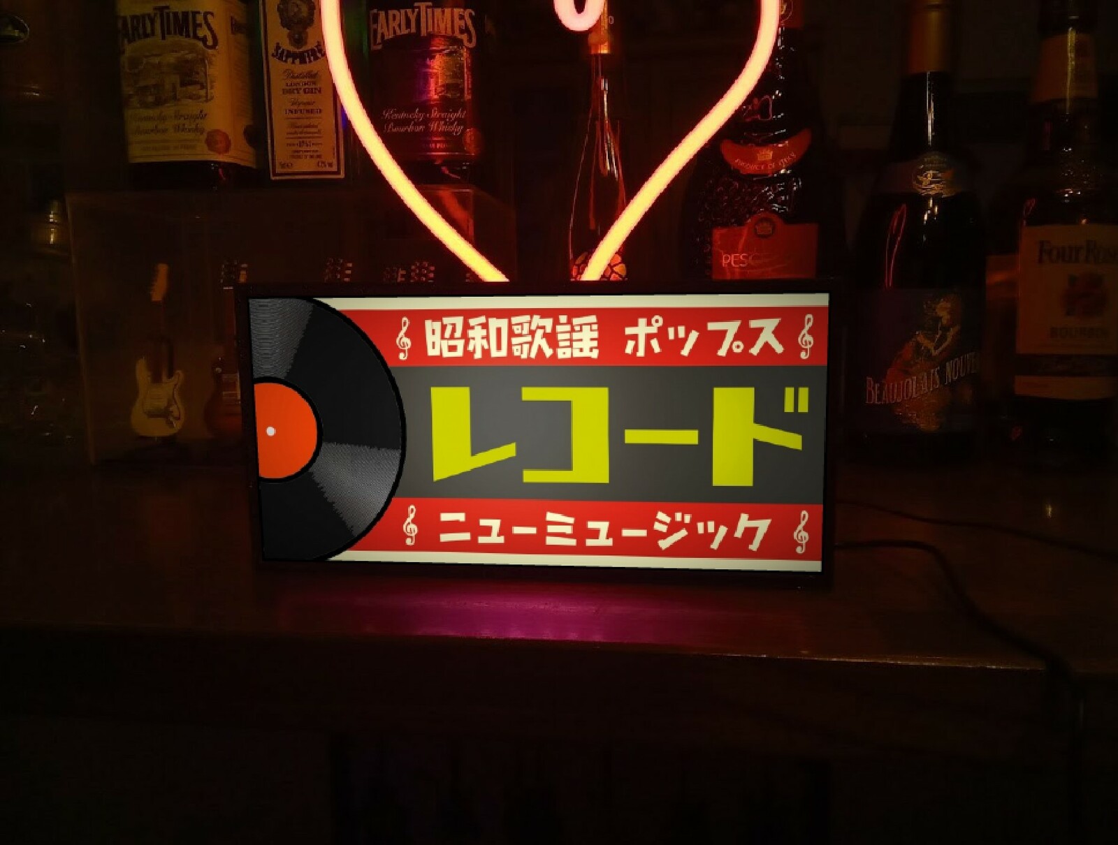レコード ミュージック CD 昭和歌謡 レトロ 看板 置物 雑貨