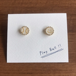 野球ボールのピアス☆