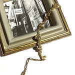VINTAGE  YVES SAINT LAURENT　サンローラン   ブレスレットヴィンテージ　　アンティーク  クラシカル　フラワー　ミニ　カジュアル　メンズ　アクセサリー　90年代 