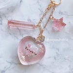 キラキラピンクのジャラジャラキーホルダー Twinkle♡