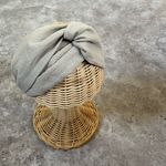 ✴︎MAMAsize ✴︎ベージュ ✴︎選べるサイズ   リボンヘアバンド  クロスターバン  ターバン 