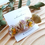 メラスフェルラ  ストーンヘアクリップ
